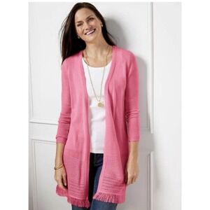 Talbots Pink Women's Cardigan Sweater